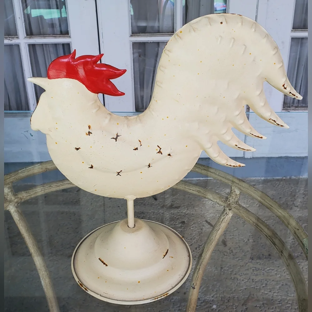 Vintage Metal Rooster Home/Kitchen Decor, Farmhouse Rustic Decor